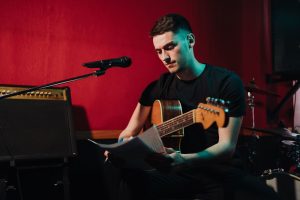 Musician biography database